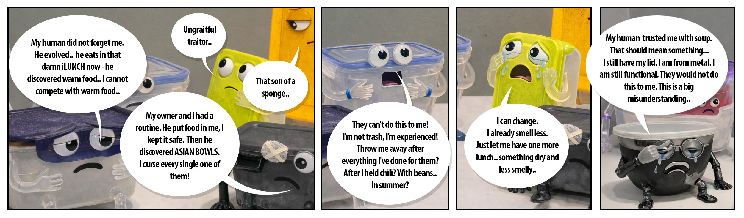 Office Kitchen Unhinged - S01E04 - Comics Series Panelset 1-5