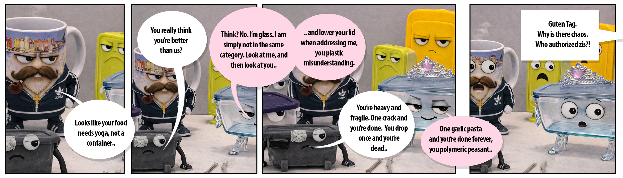 Office Kitchen Unhinged - S01E04 - Comics Series Panelset 2-3