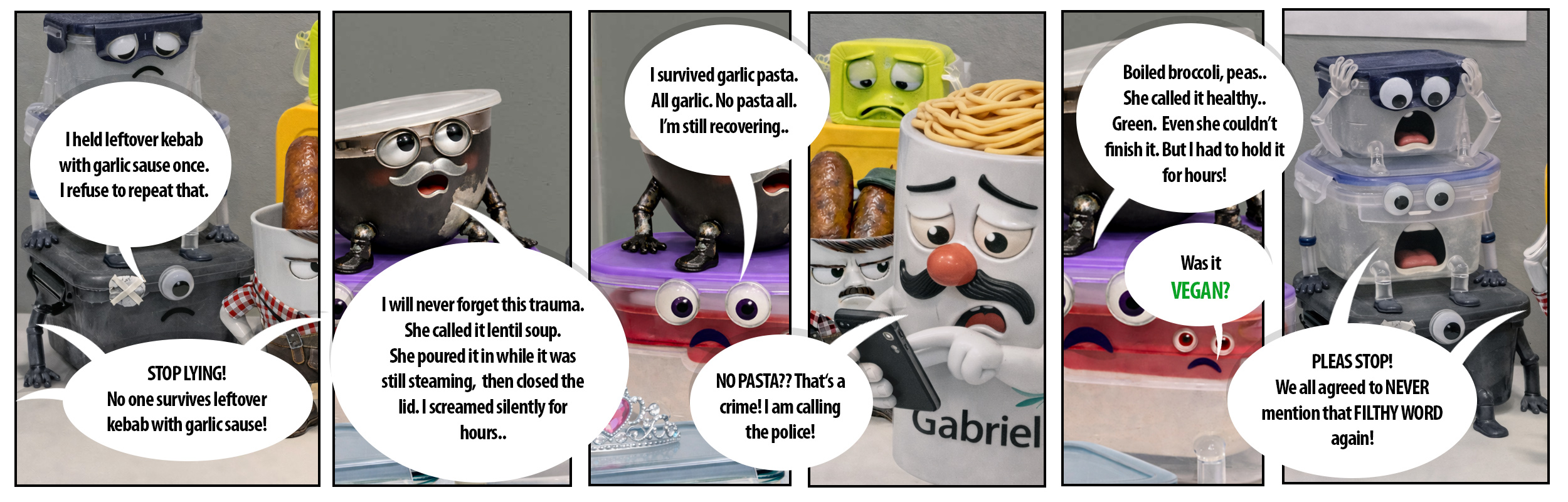 Office Kitchen Unhinged - S01E04 - Comics Series Panelset 3-1