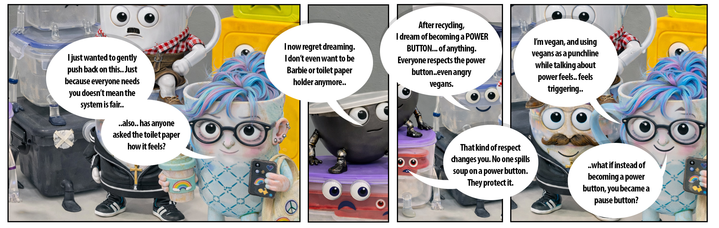 Office Kitchen Unhinged - S01E04 - Comics Series Panelset 3-8